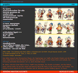 Bennat Website 2005