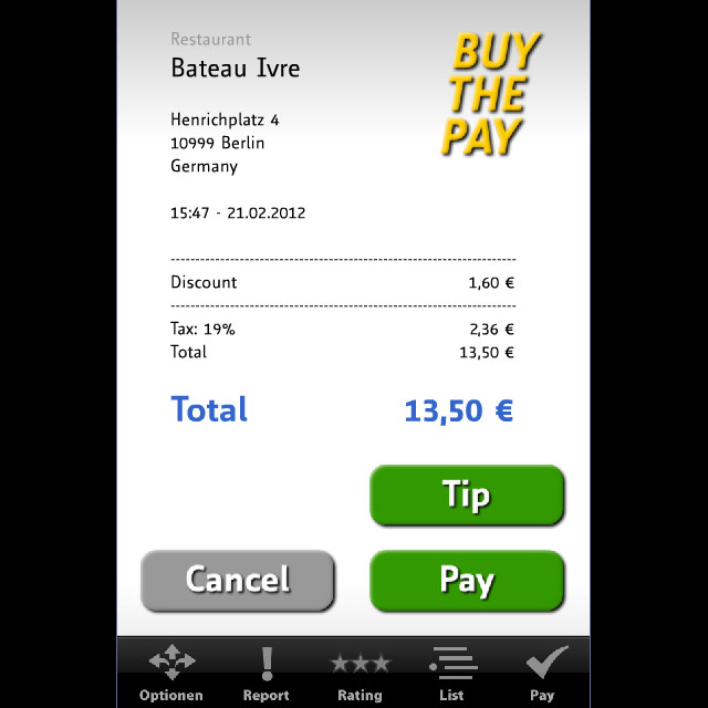 BuyThePay Buy The Pay Christian Bennat Konzept Design UX UI